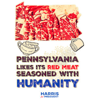 Söta Kött: Pennsylvania för Harris T Shirt