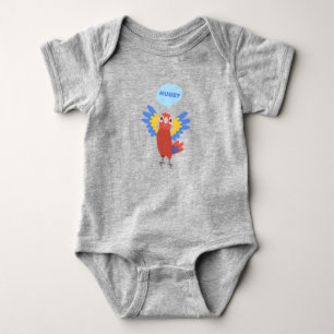 Söta Kramar Färgglad Papegoja T Shirt