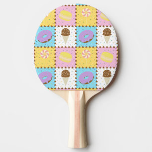 Söta krämer Ping Pong Paddle Pingisracket