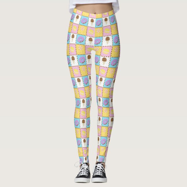 Söta kravings Leggings (Framsida)