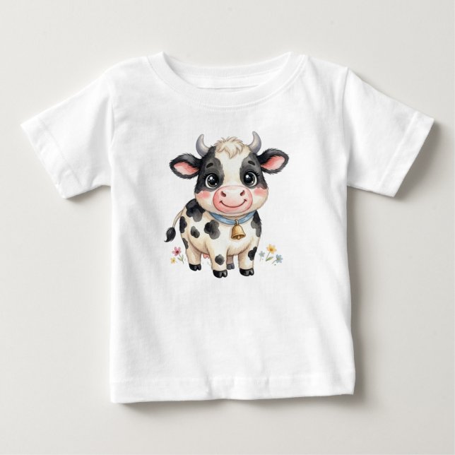 Söta lantdjursko - Ko T Shirt (Framsida)