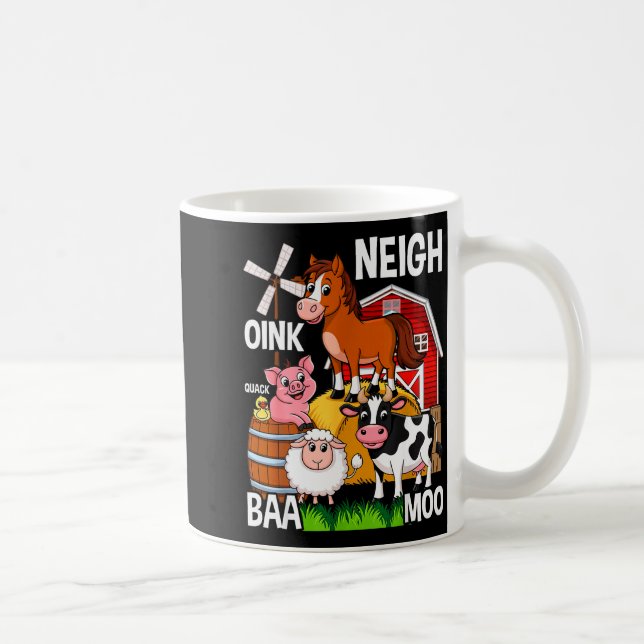 Söta lantdjursljud  kaffemugg (Höger)