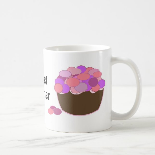 Söta lärare Smartie Cupcakes Kaffemugg (Höger)