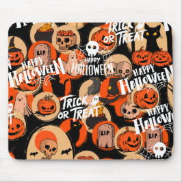 Söta & läskiga Halloween kusliga vibbar Musmatta