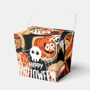 Söta & läskiga Halloween kusliga vibbar Presentaskar