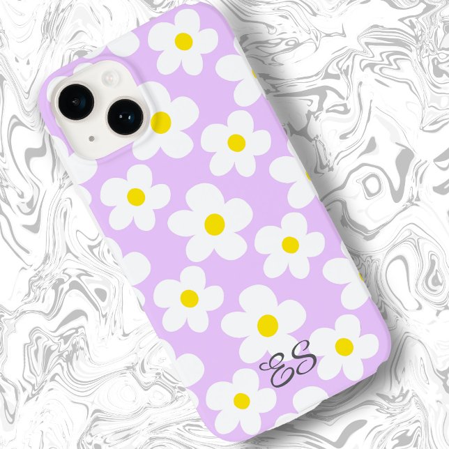 Söta lila retro tusenskönor blommig (Skapare uppladdad)
