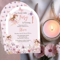 Söta lilla älvblommor 1:a födelsedagen Party