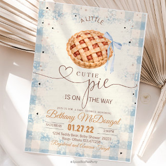 Söta lilla bebisen Baby Shower Pojke Höst Thanksgi Inbjudningar