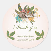 Söta lilla Hjort Magic Forest Woodland Animals