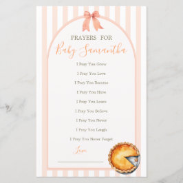 Söta lilla Orange Gingham Doppbönor för Bebis