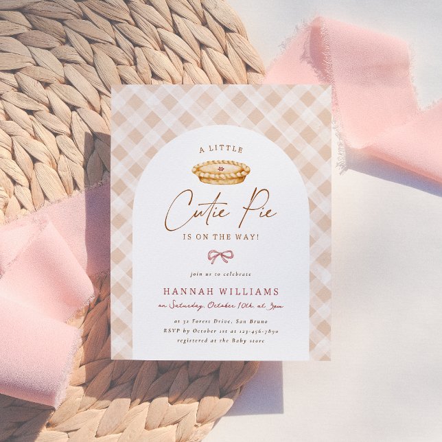 Söta lilla paj Thanksgiving höst budget baby showe (Skapare uppladdad)