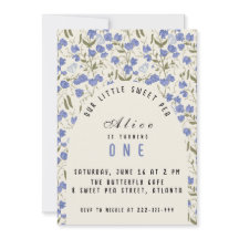 Söta lilla Pea-tjejen första födelsedag