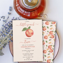 Söta lilla Peach Barns födelsedag Party