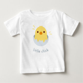 Söta lilla Peepers: White Cute Chick Baby Tee