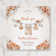 Söta lilla pumpa Höst Baby Shower
