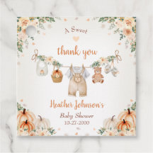 Söta lilla pumpa Höst Baby Shower