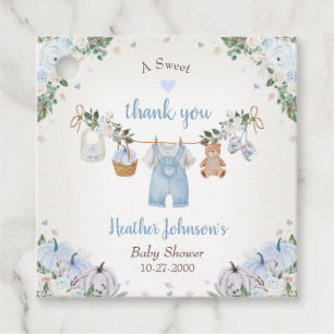 Söta lilla pumpa Höst Baby Shower Gåvor Etiketter