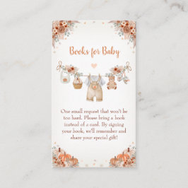 Söta lilla pumpa Höst Baby Shower Tilläggskort