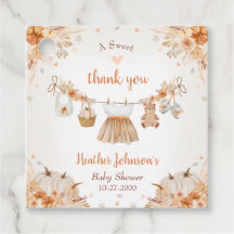 Söta lilla pumpa Höst Bebis-fest