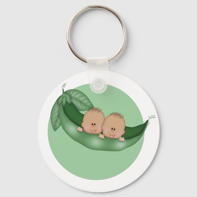 Söta lilla Twillingar Nyckelring (Framsida)