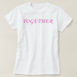 Söta Matchande Par Delat Hjärta Kvinnor T Shirt