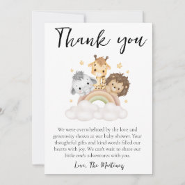 söta meddelanden baby shower tackkort inbjudningar