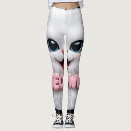 Söta Meow Kitty Leggings