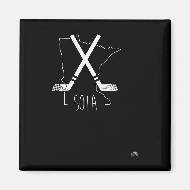 Sota Minnesota Hockey Magnet (Framsidan)