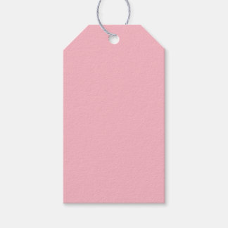 Söta mjuka rosa presentetiketter