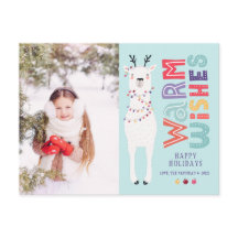 Söta moderna julllama-strängljus foton