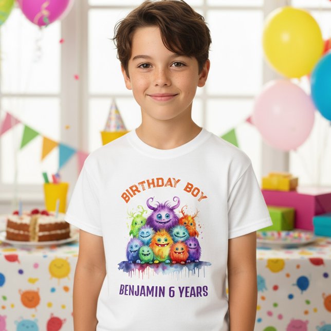 Söta monster barnkalas  t shirt (Skapare uppladdad)