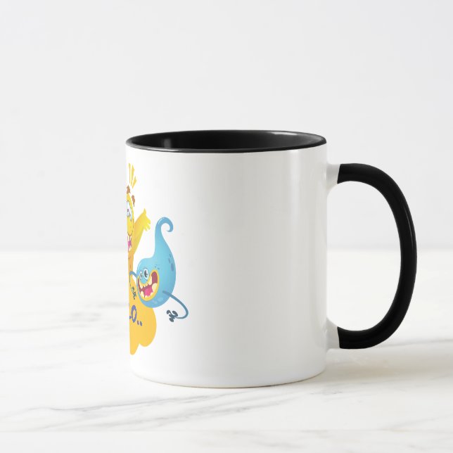 söta monster, hej mugg (Höger)