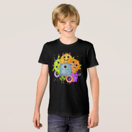 Söta monster vattenfärg barn t-shirt