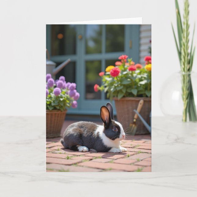 Söta Mor Kanin Kort (Framsida)