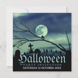 Söta Mörkrets Halloween fest-inbjudningar Inbjudningar