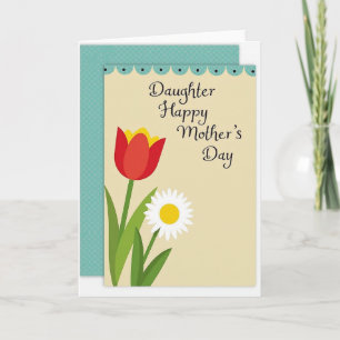 Söta Mors Dag Blomster Gratulationskort Kort
