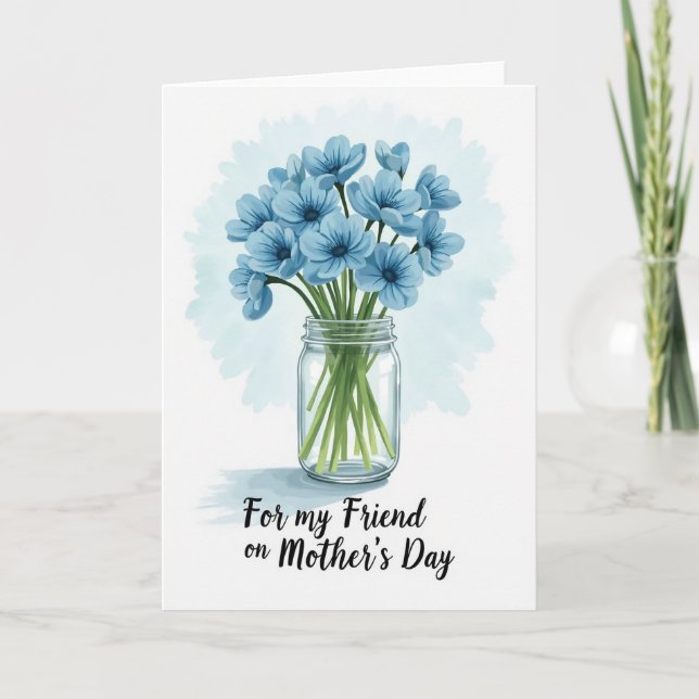 Söta mors dag Grace Card Kort (Framsida)