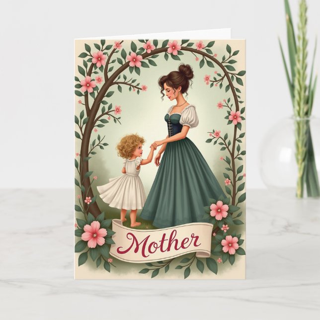 Söta Mors Dag-kort Kort (Framsida)