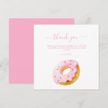 Söta Muffins Födelsedagsinbjudan, Rosa Muffins