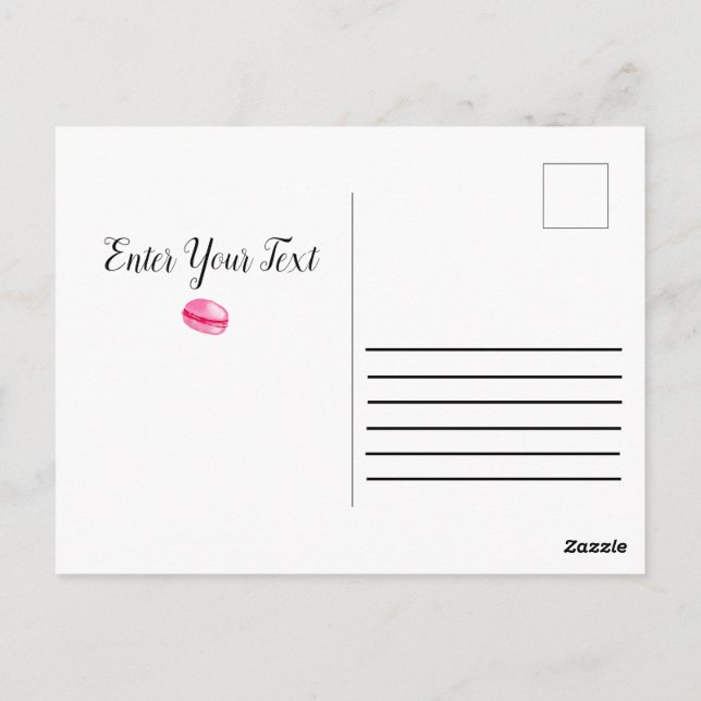 Söta munkar med färgglad glasyr keramikprydnad vykort (Baksida)