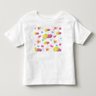 Söta nötter med färgglas mönster t shirt