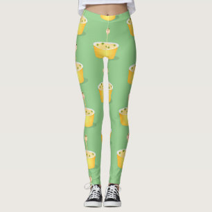 Söta nudlar orm serie illustration humor leggings