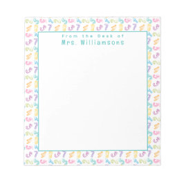 Söta nummer Mönster - Från lärarens skrivbord Anteckningsblock