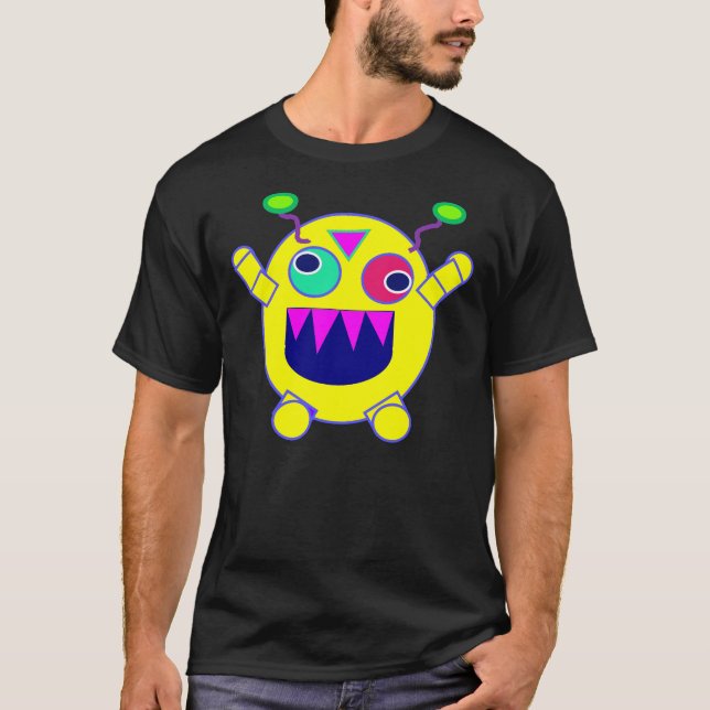 Söta och galna monster tee (Framsida)