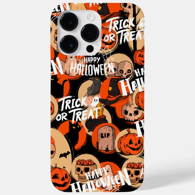 Söta och läskiga Halloween kusliga vibbar (Baksida)