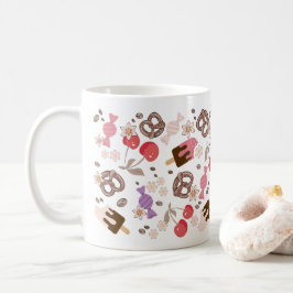 Söta och salta Mönster Kaffemugg