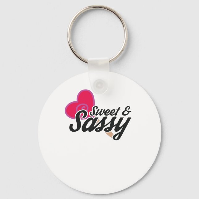 Söta och sassy-Noveltyer Nyckelring (Framsida)