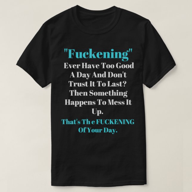 Söta Ord-gåvor som fuckingdefinierats T Shirt (Design framsida)
