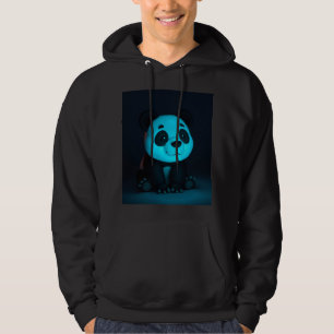Söta Panda-vibbar Hoodie