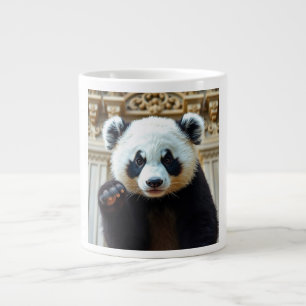 Söta Panda-vibbar Jumbo Mugg